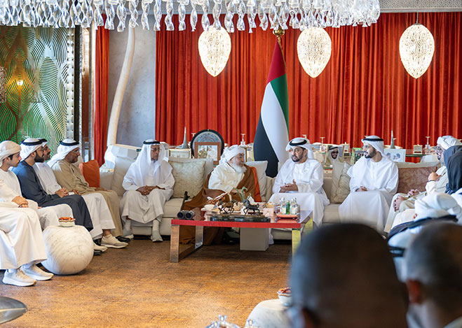 Hamdan bin Zayed receives UAE Council for Fatwa delegation in Rabat
