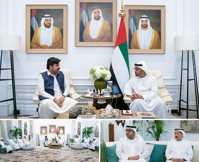 Hamdan bin Zayed receives Pakistani minister from Sindh Province