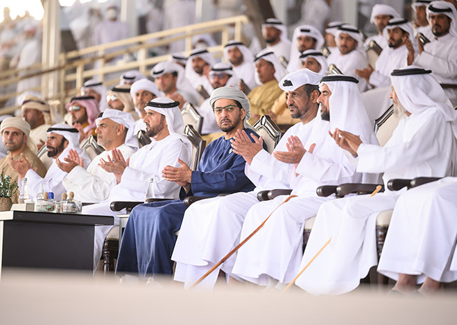 Hamdan bin Zayed crowns winners of Bairaq Al Emarat Award as part of Al Dhafra Festival