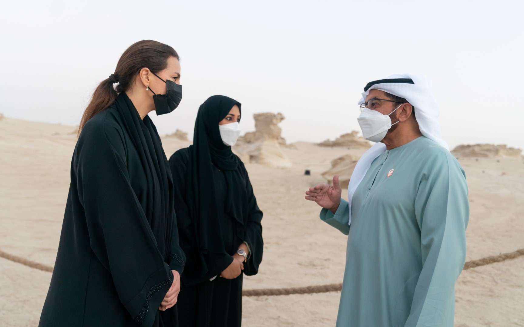 Hamdan bin Zayed inaugurates Al Wathba Fossil Dunes Protected Area in ...