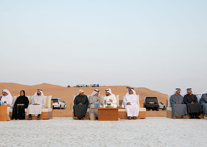 Hamdan bin Zayed visits Liwa International Festival