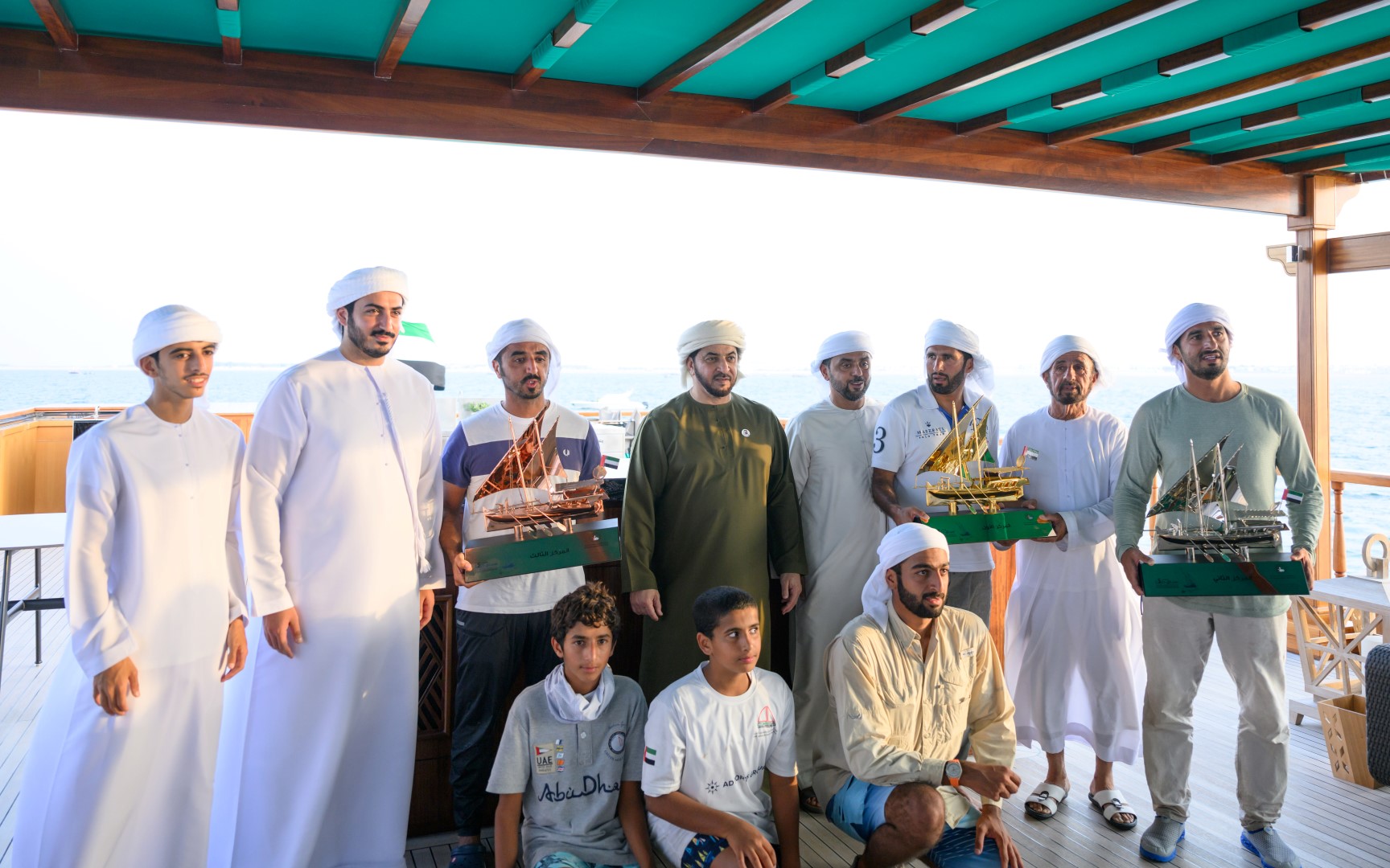 Hamdan Bin Zayed Honours Dhow Zilzal Champion Of 5th Historic Dalma Hamdan Bin Zayed Honours Dhow Zilzal Champion Of 5th Historic Dalma