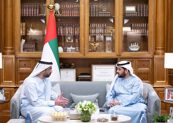Hamdan bin Zayed reviews key energy, water projects in Al Dhafra