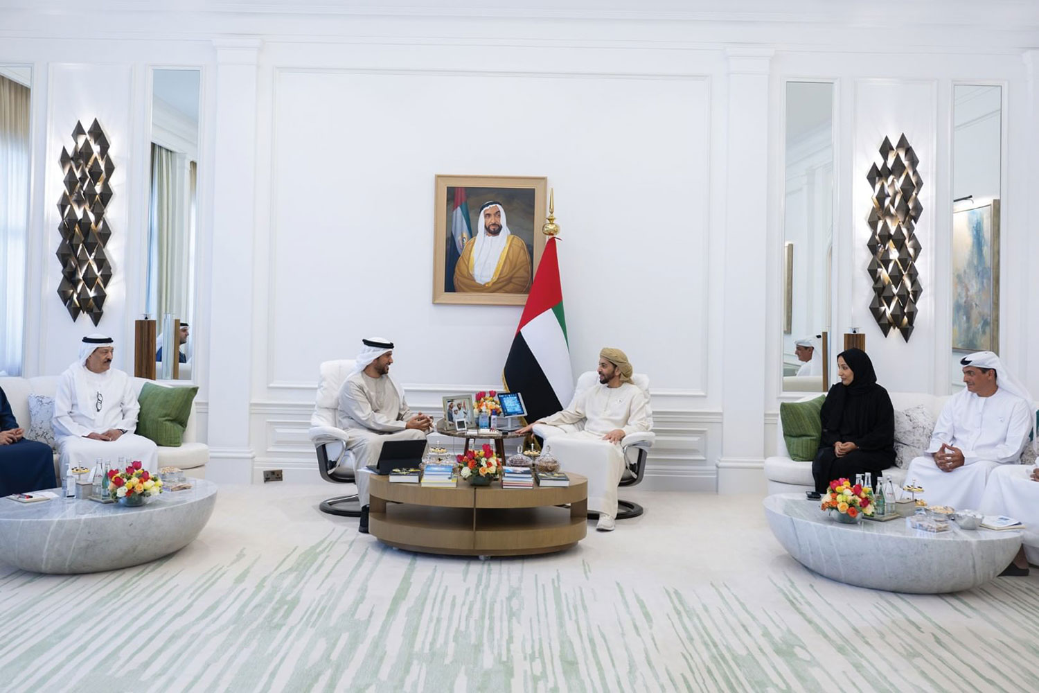 Hamdan Bin Zayed Reviews Energy And Water Projects And Initiatives In Hamdan Bin Zayed Reviews Energy And Water Projects And Initiatives In