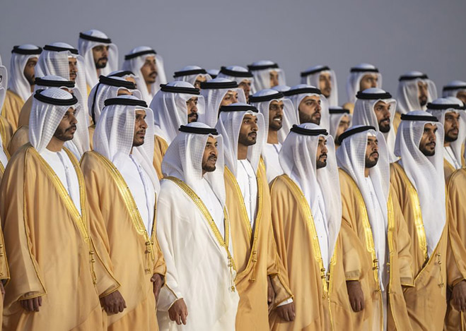 Hamdan bin Zayed attends Al Dhafra Fort ceremony to mark UAE 52nd Union Day