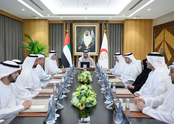 Hamdan bin Zayed chairs Emirates Red Crescent board meeting