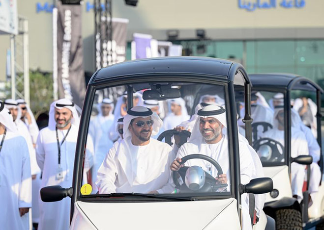 Hamdan bin Zayed visits 5th Abu Dhabi International Boat Show