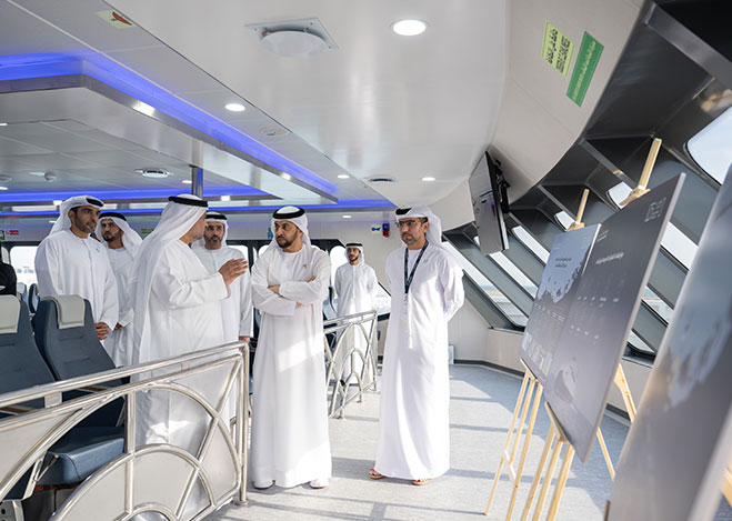 Hamdan bin Zayed visits Dalma Island, tours various development projects, vital service facilities