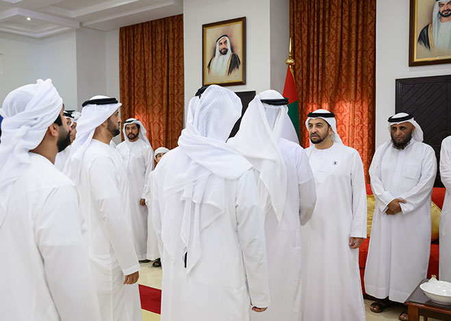 Hamdan bin Zayed receives citizens at Al Sila' City Majlis, visits citizen Saeed Saif Al Mansoori at his home
